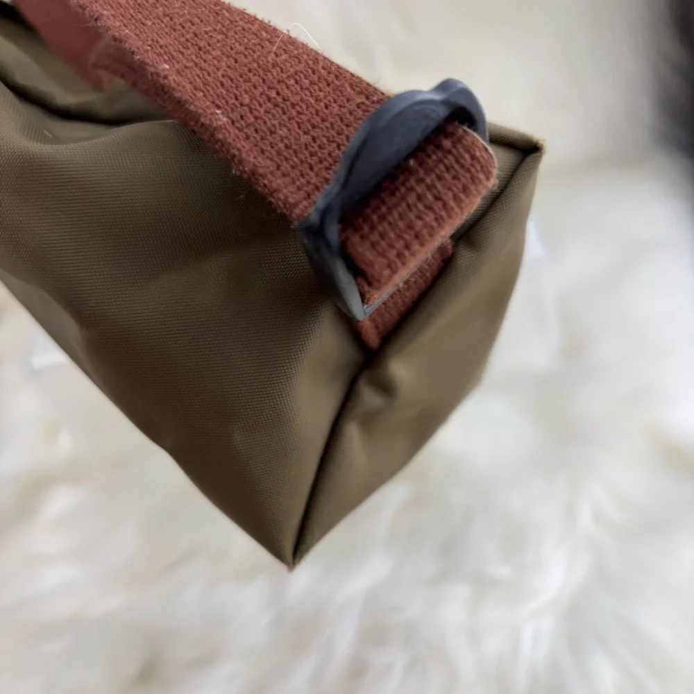 Longchamp Le Pliage Nylon Foldable Backpack with Leather Accents